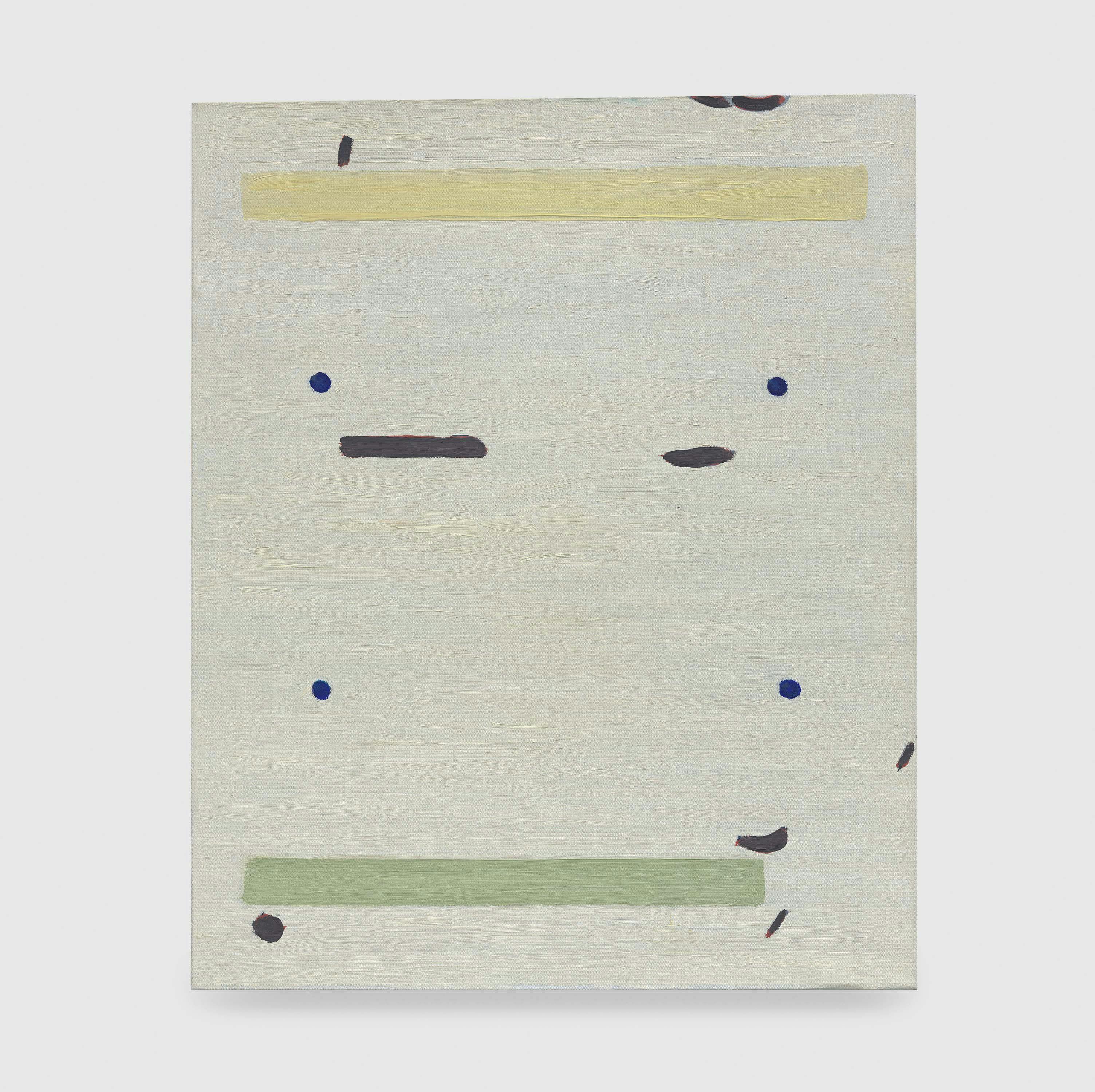 A painting by Raoul De Keyser, titled Recover, dated 2003.